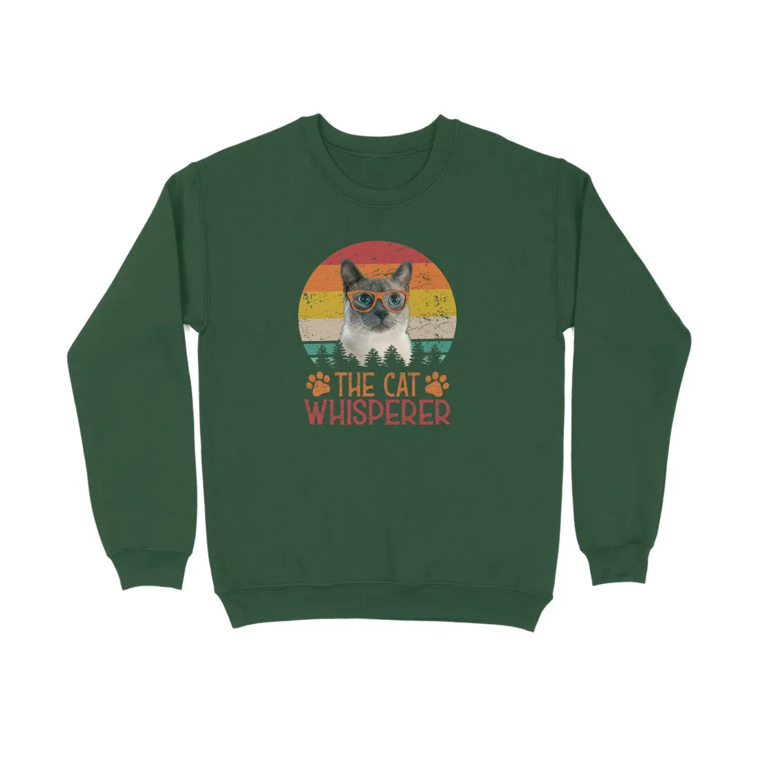 Sweatshirt (Men) - The Cat Whisperer (4 Colours)