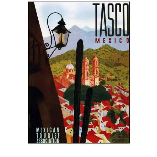 Tasco Mexico Travel Poster