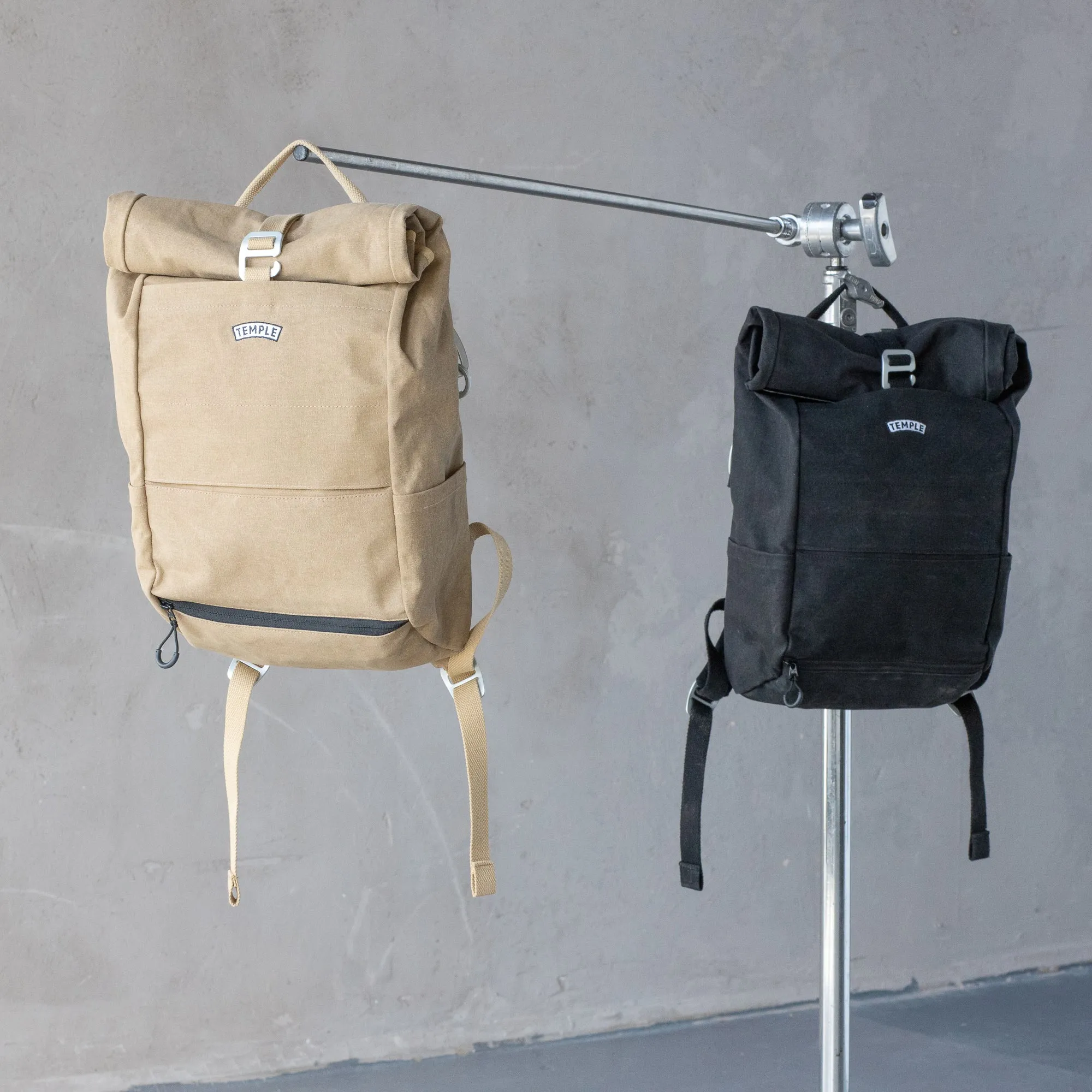 Temple Pannier Backpack - Charcoal
