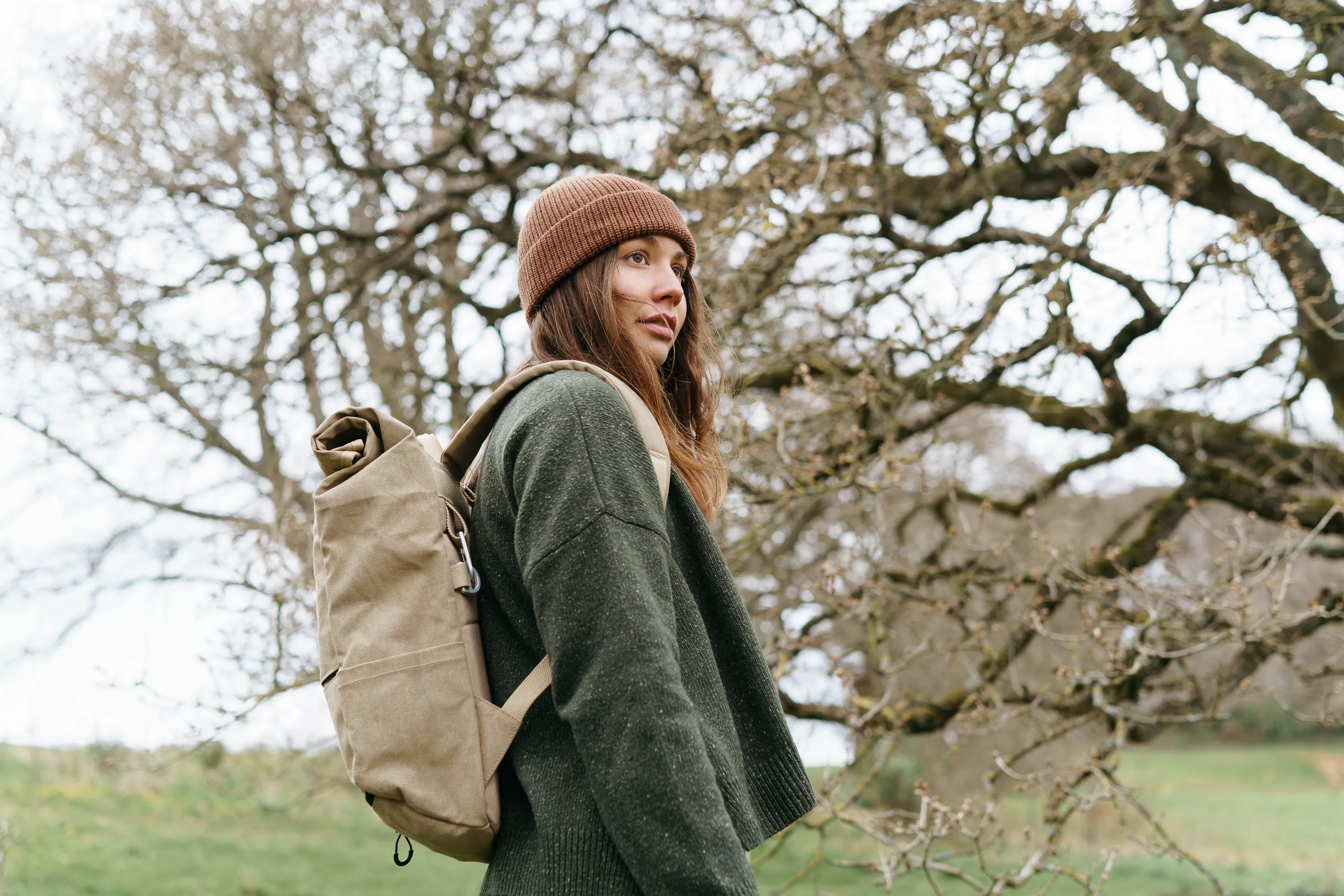 Temple Pannier Backpack - Charcoal