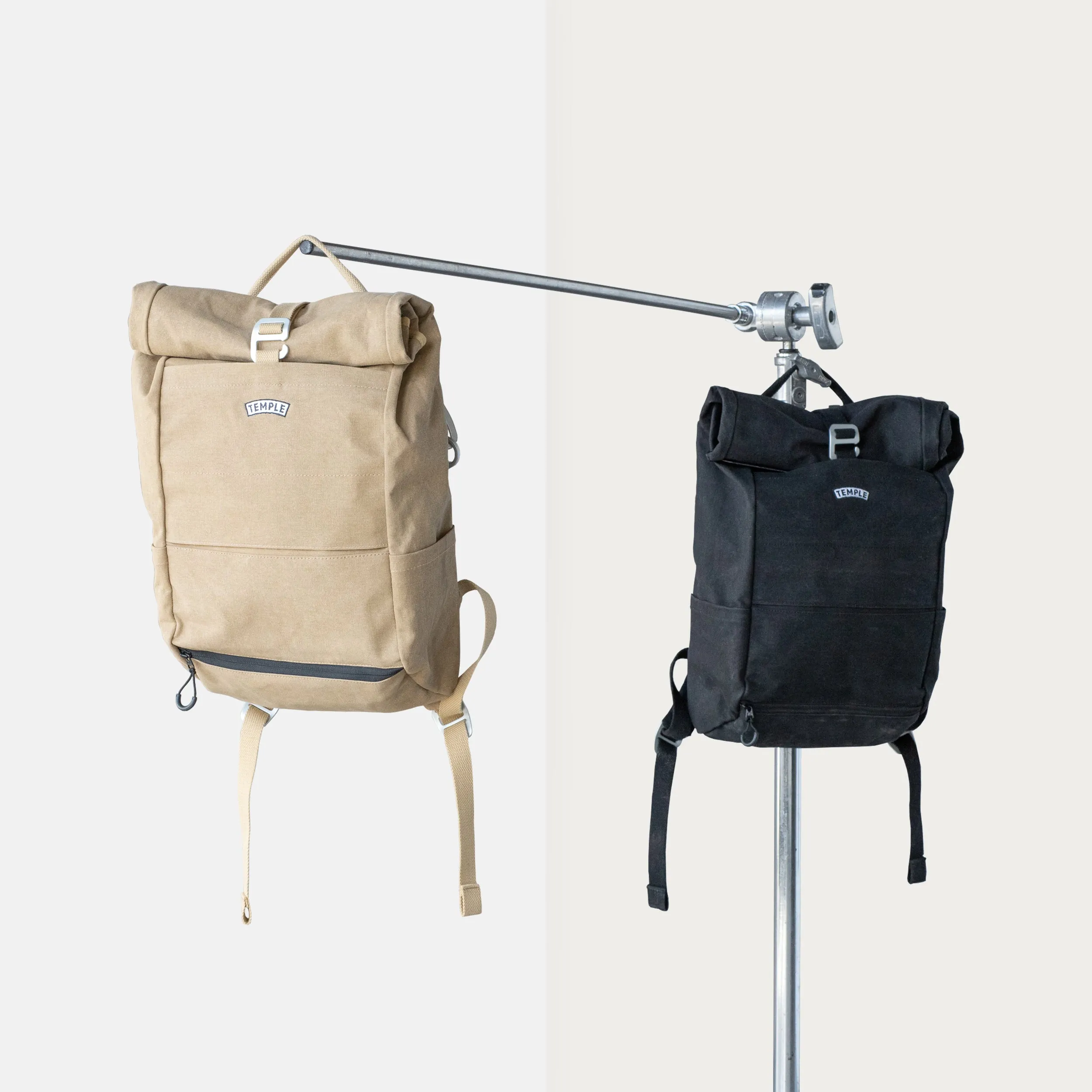 Temple Pannier Backpack - Charcoal