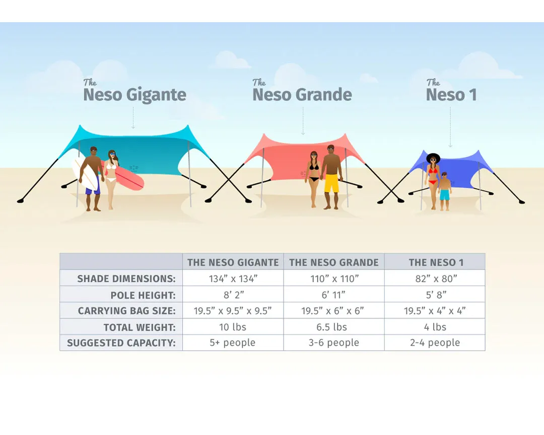 The Neso 1 Tent Solid Colors