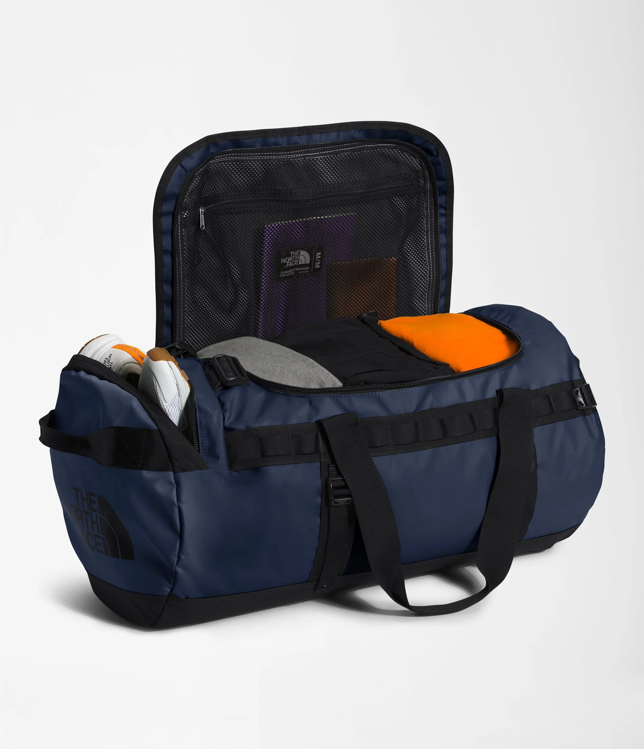 THE NORTH FACE BASE CAMP DUFFEL SMALL - SUMMIT NAVY/TNF BLACK