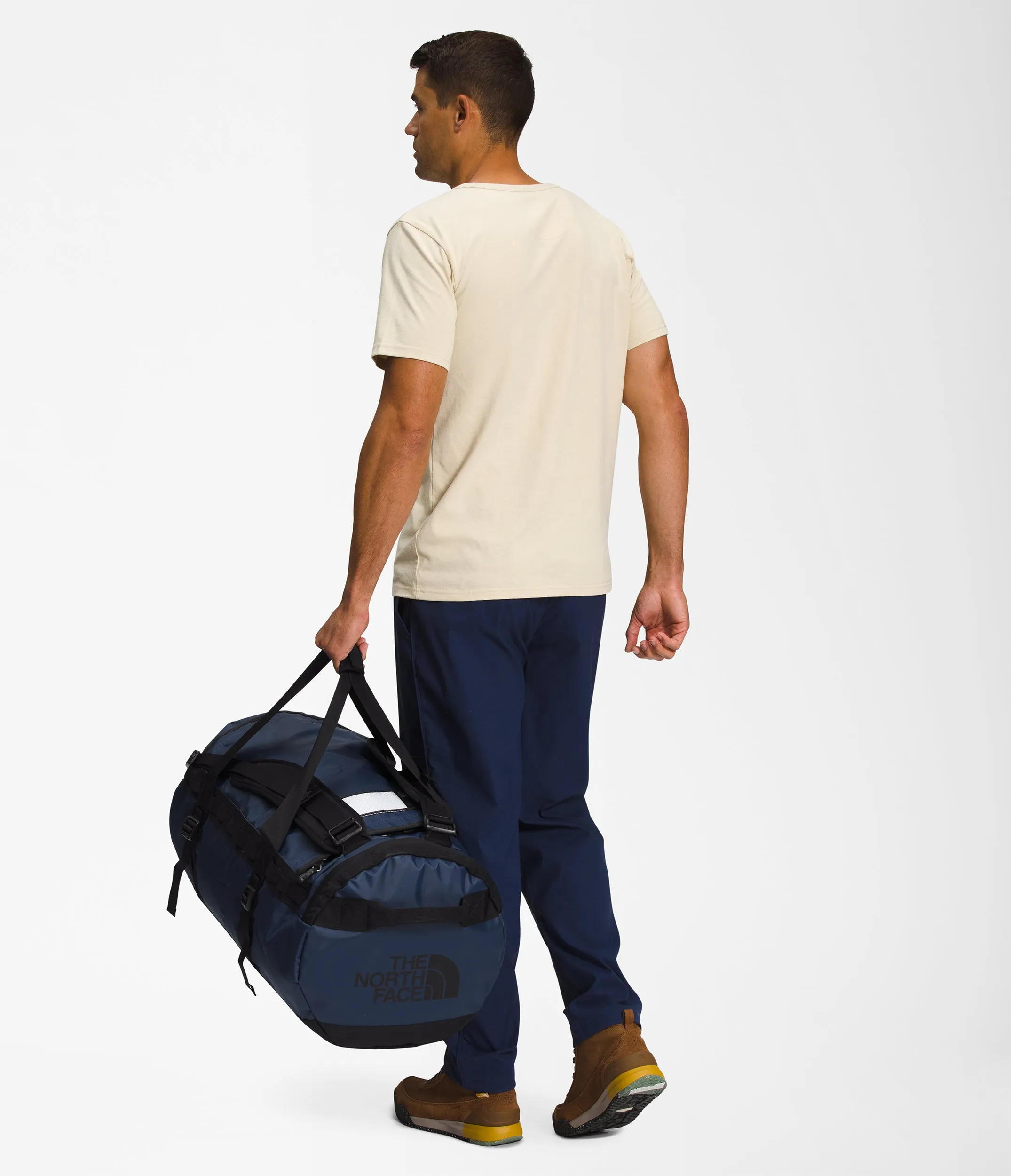 THE NORTH FACE BASE CAMP DUFFEL SMALL - SUMMIT NAVY/TNF BLACK