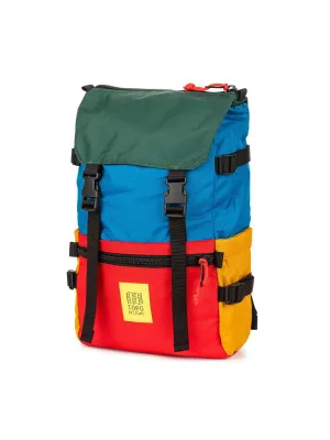 Topo Designs Rover Pack Blue Red Forest