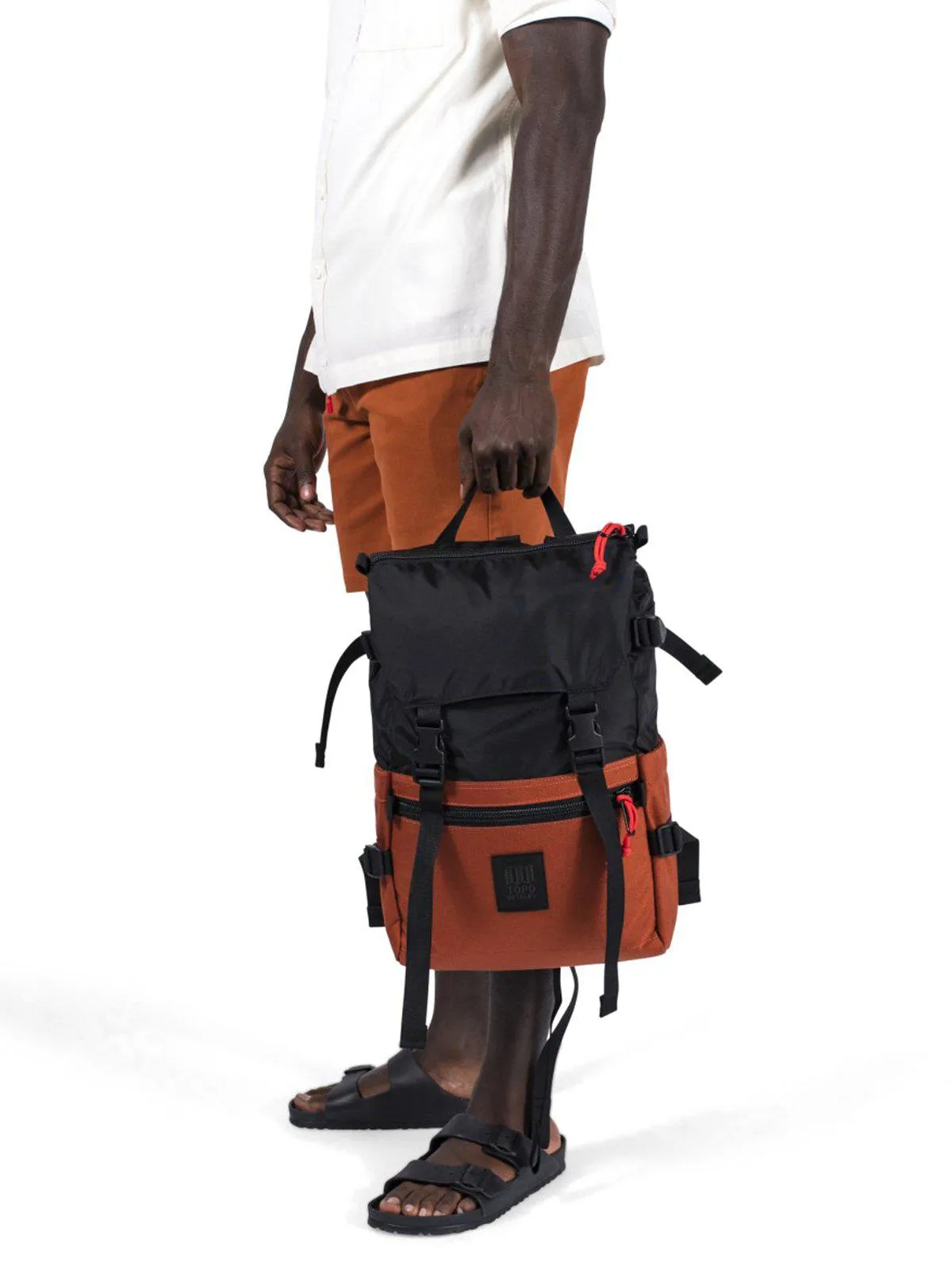 Topo Designs Rover Pack Blue Red Forest
