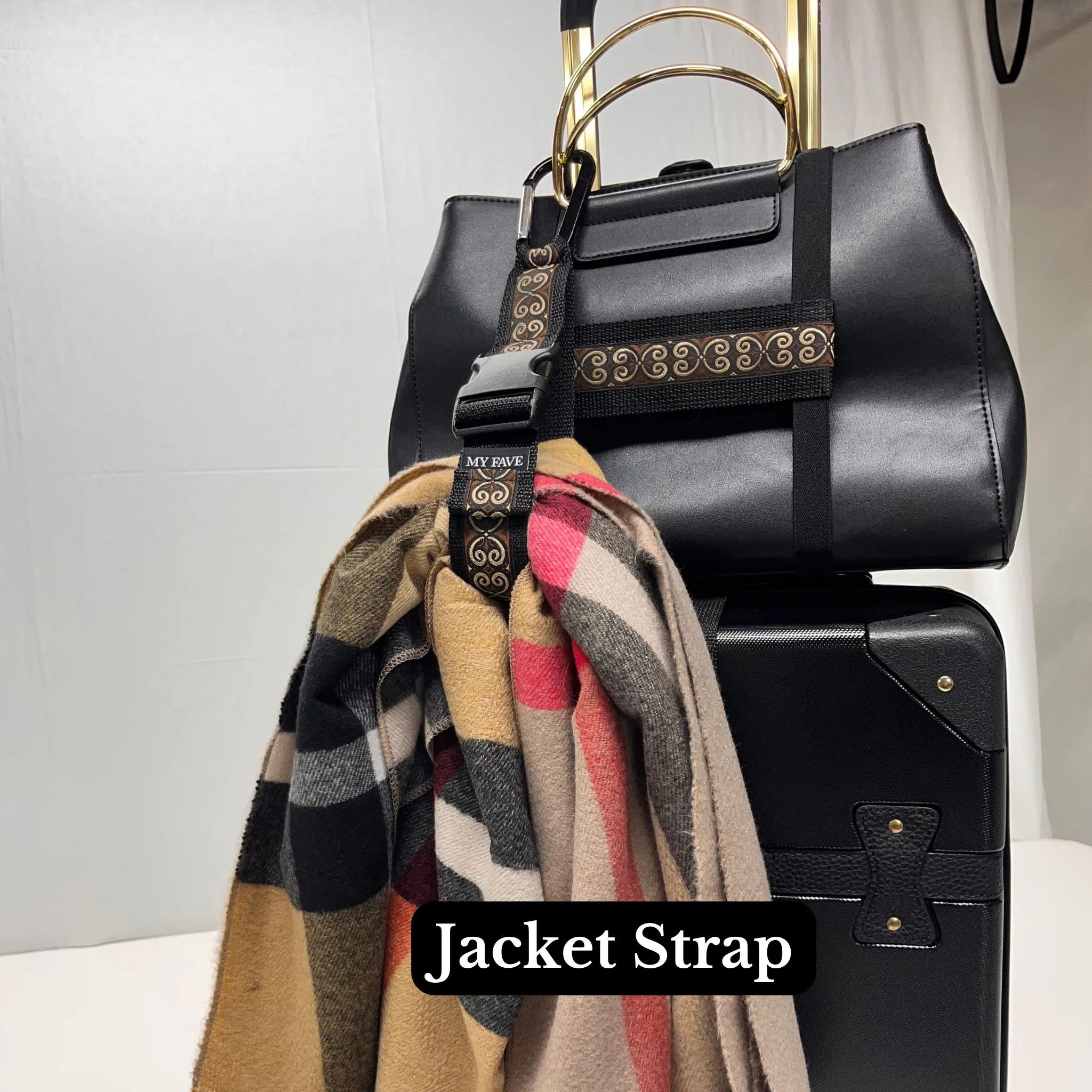 Travel Set - Tan Plaid 2