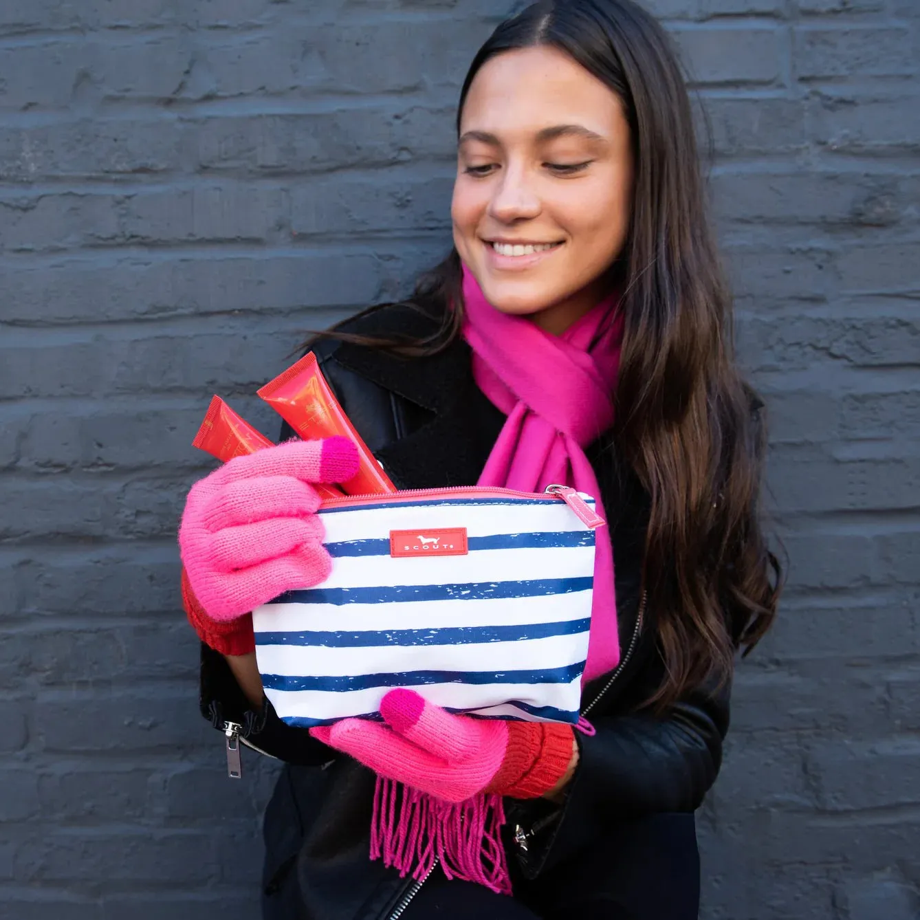 Twiggy Slim Makeup Bag Small- Off the Grid