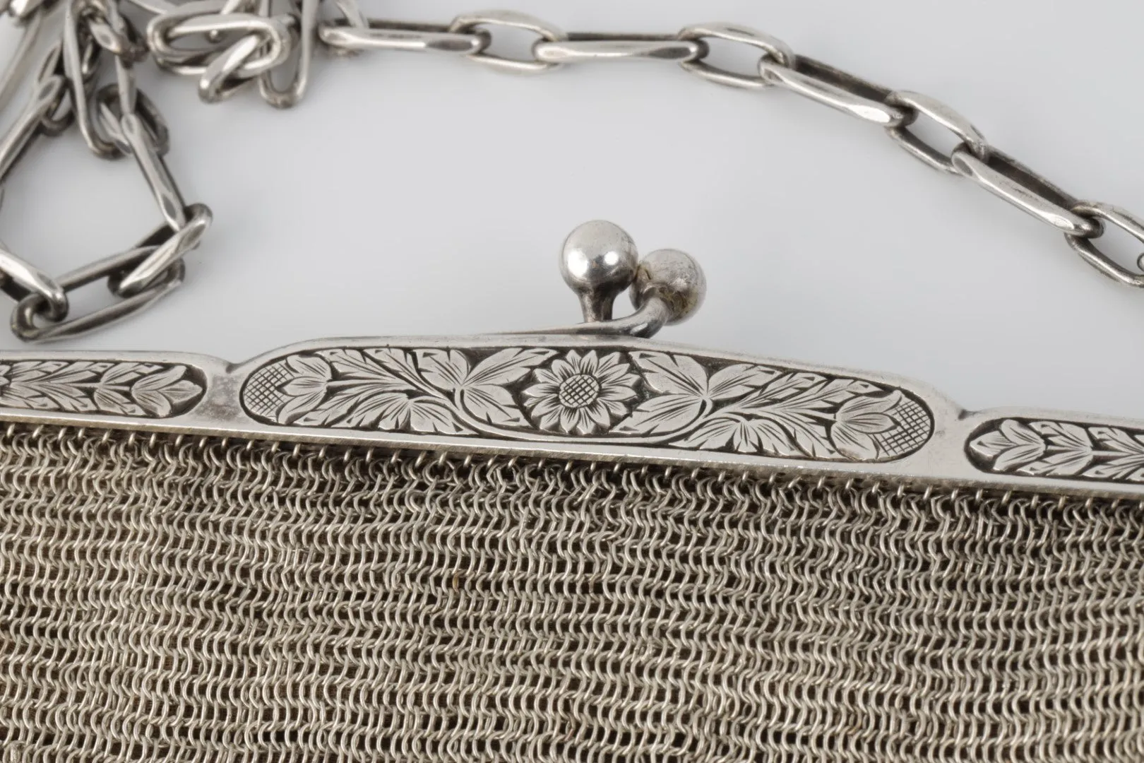 Vintage Silver 925 Mesh Bag