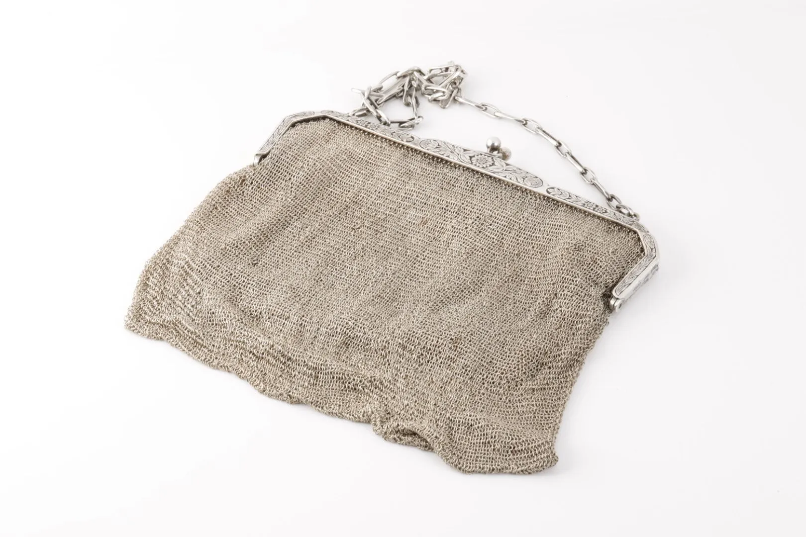 Vintage Silver 925 Mesh Bag