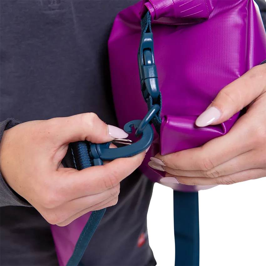 Waterproof Roll Top 10 Litre Dry Bag - Venture Purple