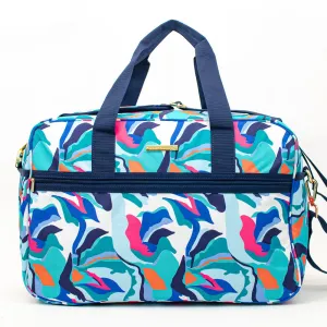 Weekender Travel Bag - Monogrammed Trolley Tote - Sunday Morning, Electric Ambition