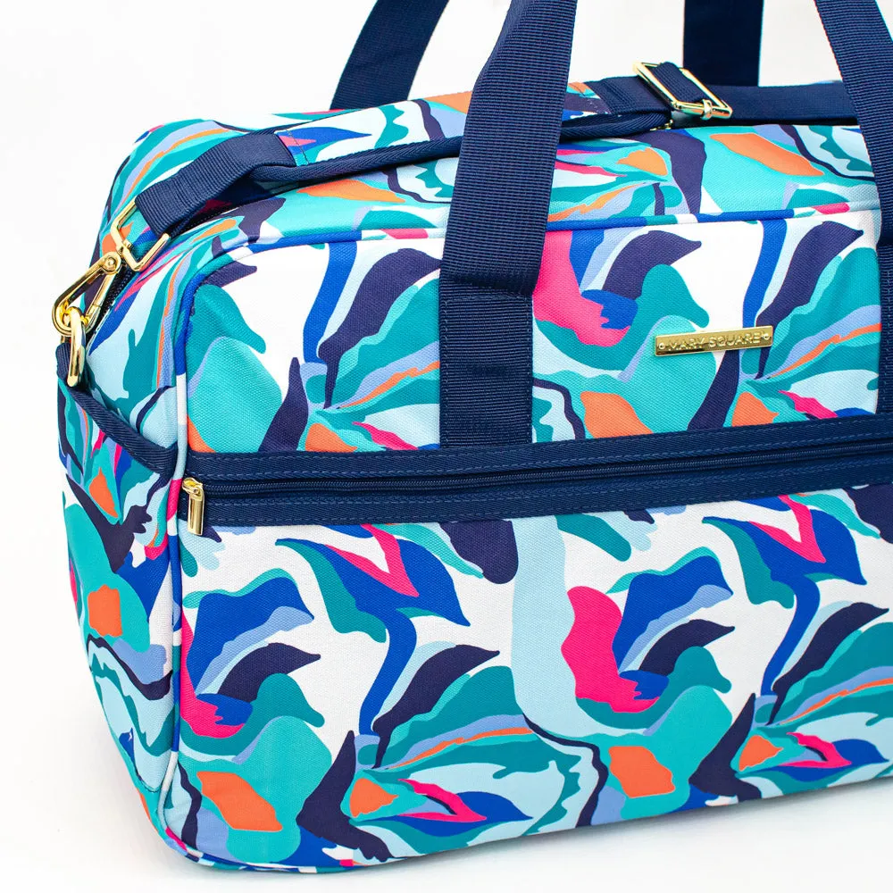 Weekender Travel Bag - Monogrammed Trolley Tote - Sunday Morning, Electric Ambition