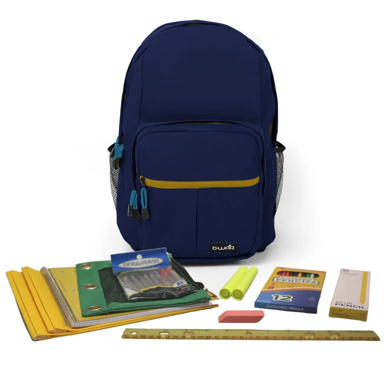 Wholesale 1st-12th Grade Essentials Kit (40 Items per Kit) in 18'' Territory Backpack