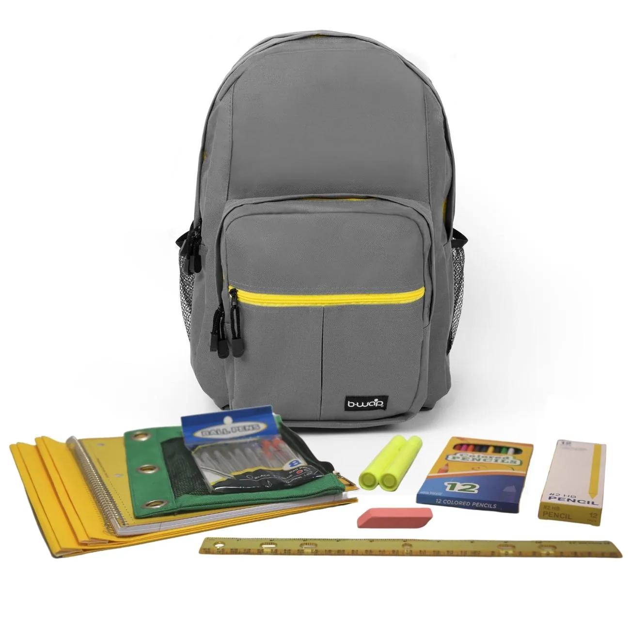Wholesale 1st-12th Grade Essentials Kit (40 Items per Kit) in 18'' Territory Backpack