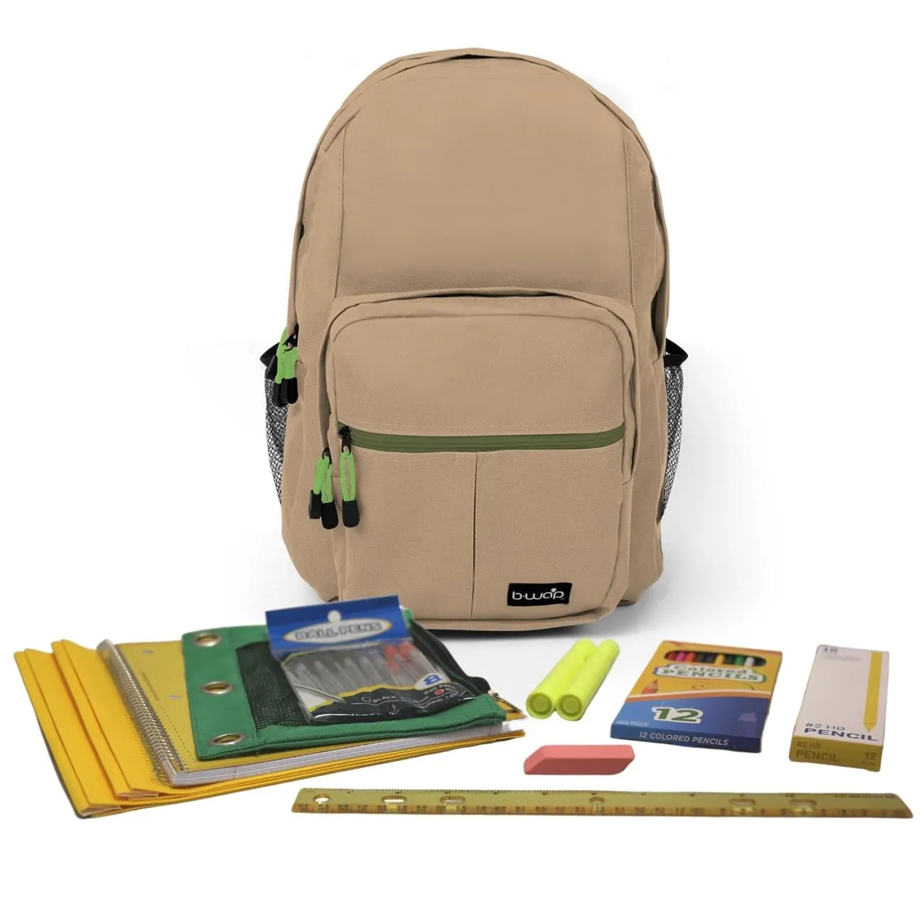 Wholesale 1st-12th Grade Essentials Kit (40 Items per Kit) in 18'' Territory Backpack