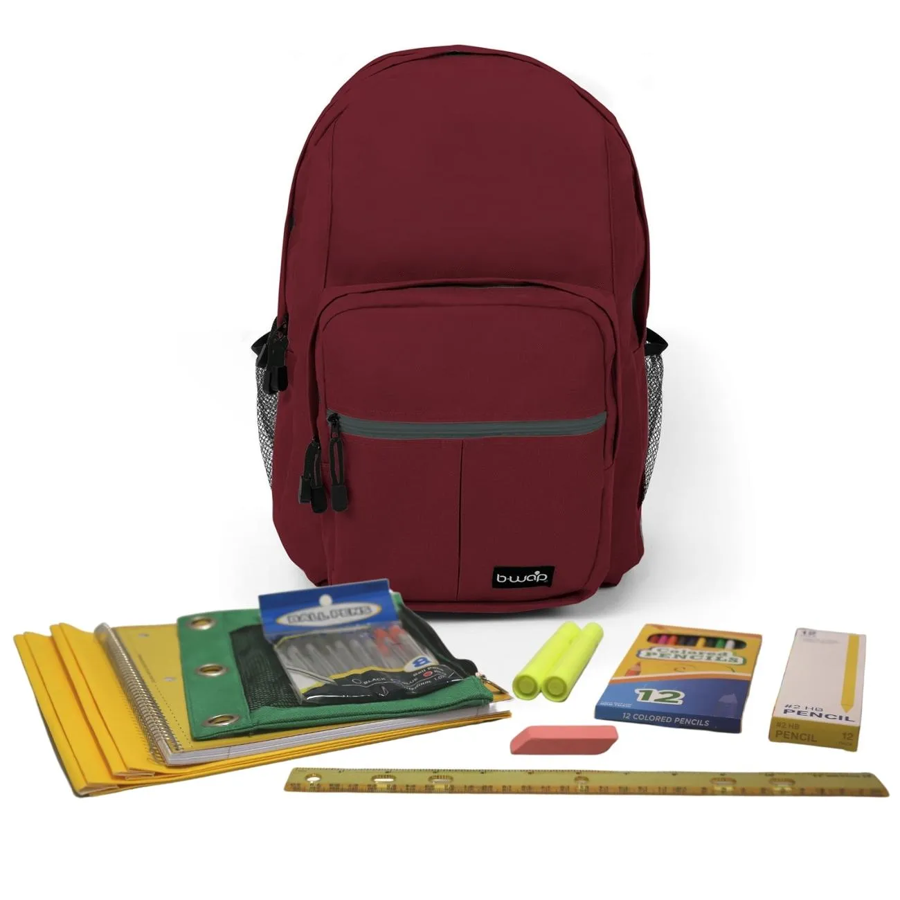 Wholesale 1st-12th Grade Essentials Kit (40 Items per Kit) in 18'' Territory Backpack