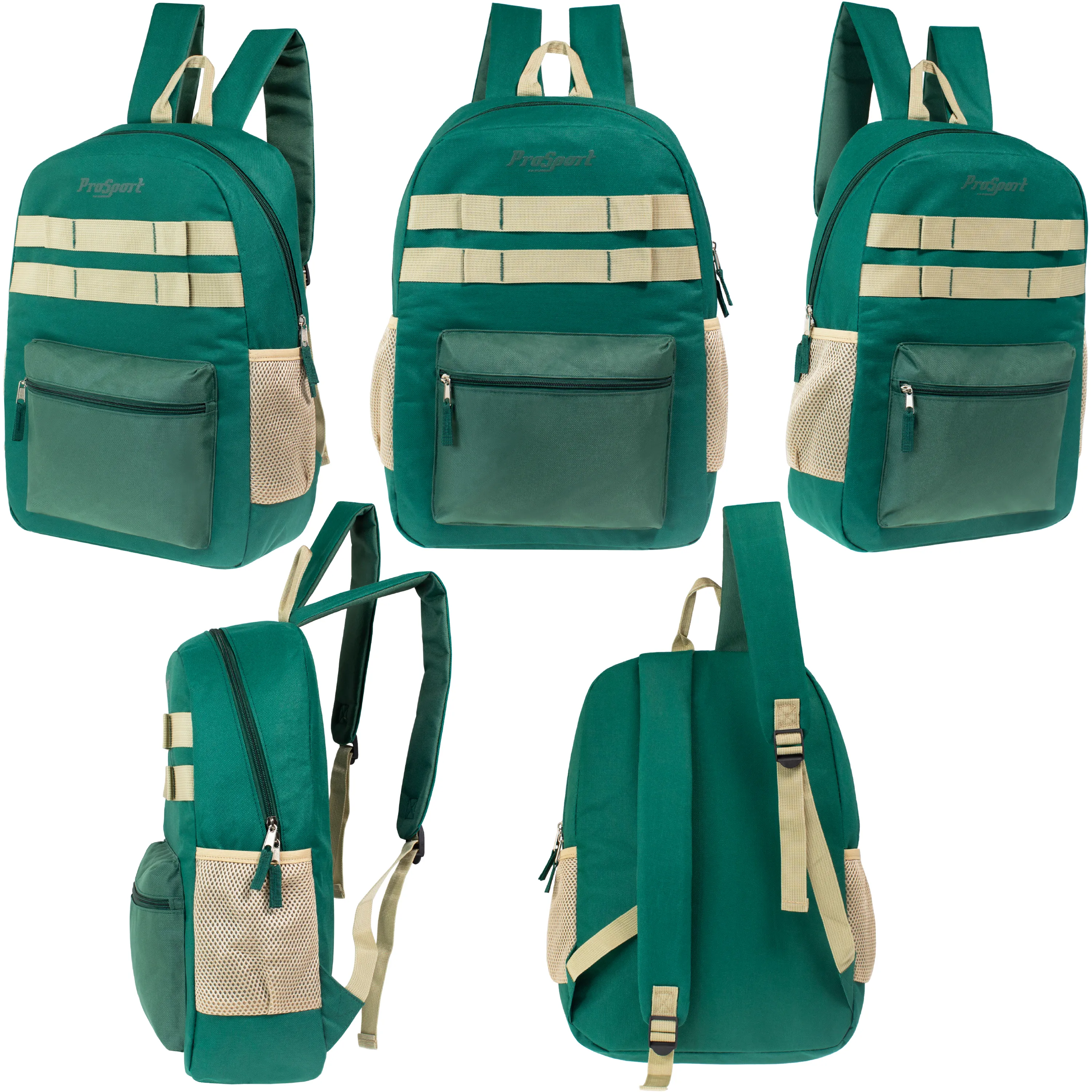 Wholesale Backpacks in Asst Colors & 12 Bulk School Supply Kits