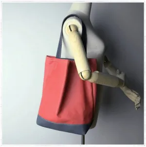 Womens Pink Red Nylon Shoulder Tote Bags Best Nylon Tote Handbag Shopper Bags Purse for Ladies