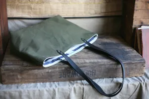 WWII era Military Canvas Tote Bag - SOLD