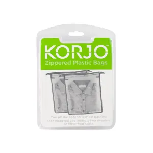 Zippered plastic bags
