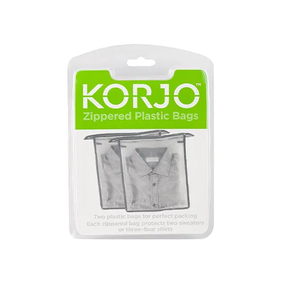 Zippered plastic bags